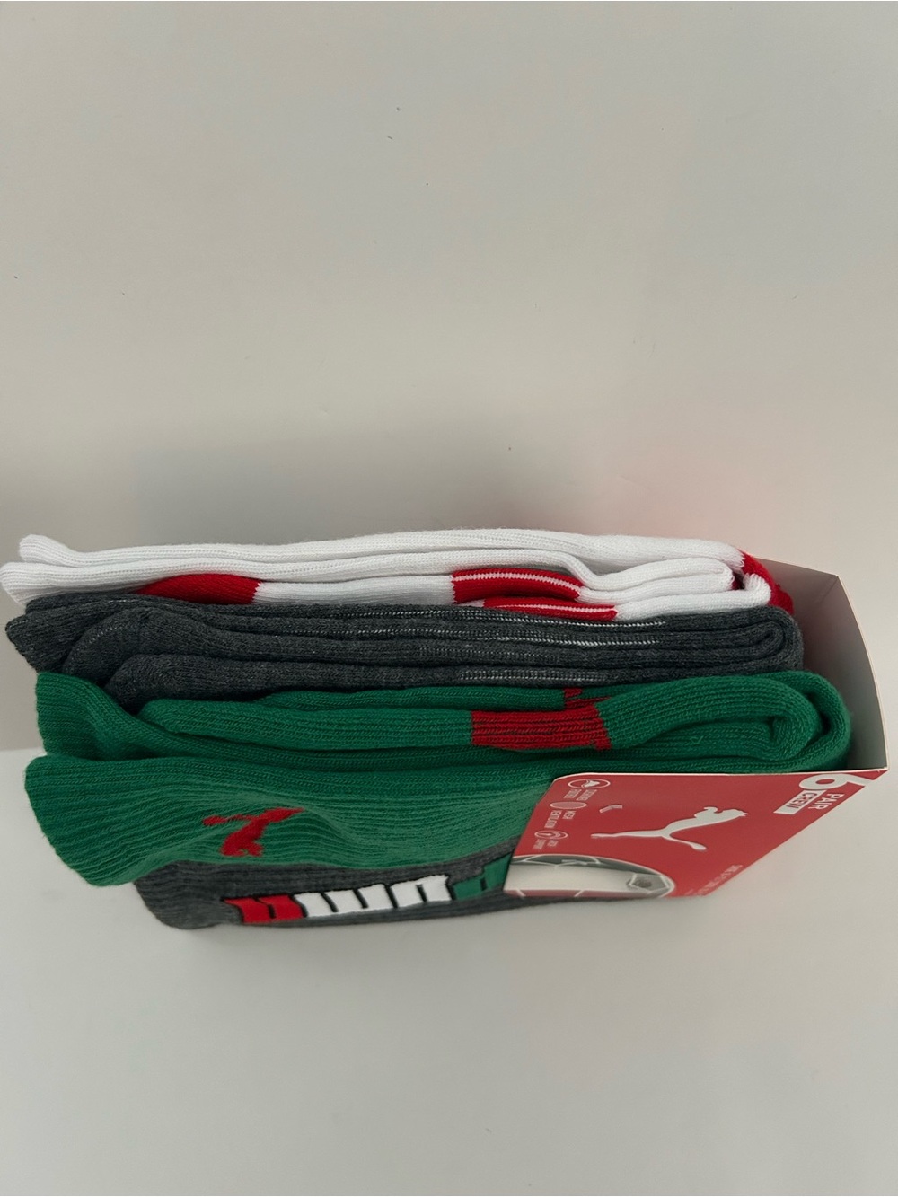 Mexico Puma Men’s Crew Socks 6-Pack - Picture 5 of 9